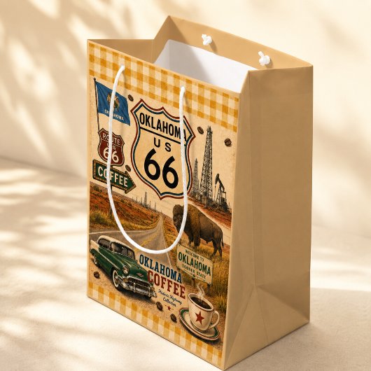 Sooner State Highway 66 Buffalo Wrap Medium Cadeauzakje