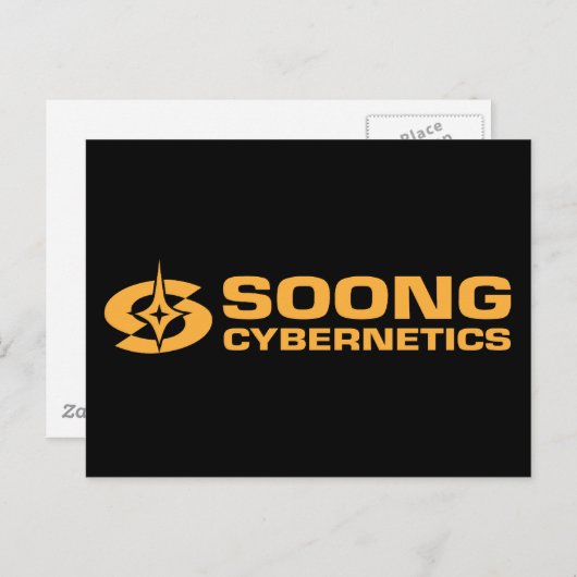 Soong Cybernetics - Noonien Soong Briefkaart (Voorkant / Achterkant)