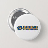 Soong Cybernetics - Noonien Soong Ronde Button 5,7 Cm (Voorkant /achterkant)