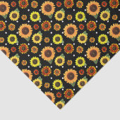 soonsbloemen — pooldommetjes — Rustisch land Tissuepapier (Detail)