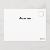 soonsonderpenkaas — Minimale prijsopgave Briefkaart (Achterkant)