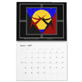 Soort Art Deco - 12 maanden - Gepersonaliseerd Kalender (Mar 2027)