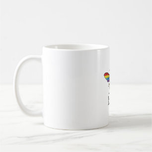 Soort Bij Vintage Regenboog Vleugel Shirt Ontwerp Koffiemok
