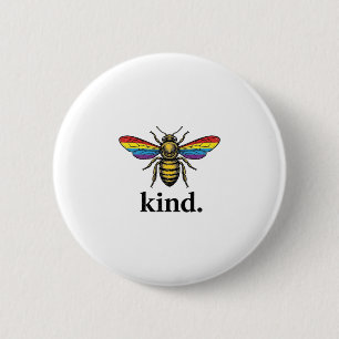 Soort Bij Vintage Regenboog Vleugel Shirt Ontwerp Ronde Button 5,7 Cm