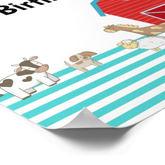 Soort Boerderij op zaterdag Poster (Hoek)