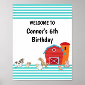 Soort Boerderij op zaterdag Poster (Voorkant)