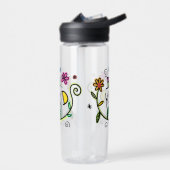 Soort citoenkuiktypografie waterfles (Links)