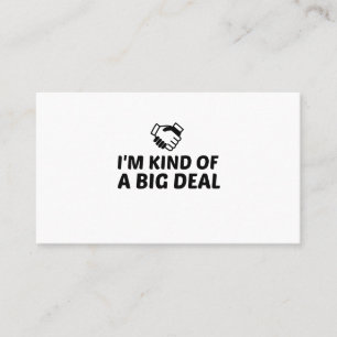 SOORT EEN GROTE DEAL CONTACTKAARTJE