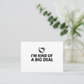 SOORT EEN GROTE DEAL VISITEKAARTJE (Staand voorkant)