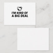 SOORT EEN GROTE DEAL VISITEKAARTJE (Voorkant / Achterkant)