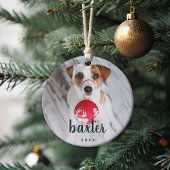 Soort feestdag | Kute Pet Photo Holiday Keramisch Ornament