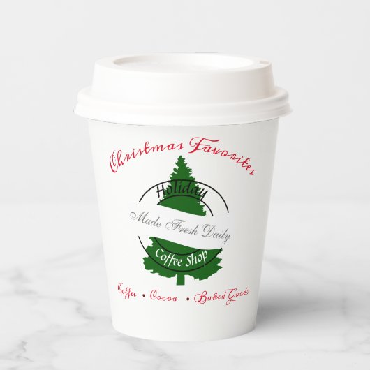 Soort feestdag papieren bekers (Voorkant)