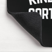 Soort fit sortavet muismat (Hoek)