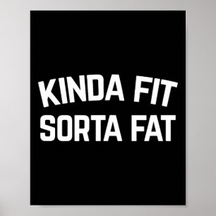 Soort fit sortavet poster