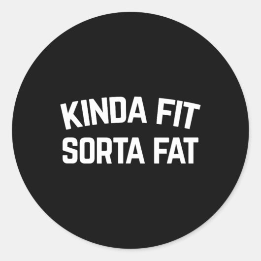 Soort fit sortavet ronde sticker (Voorkant)