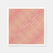 Soort flessenpatroon servet (Voorkant)