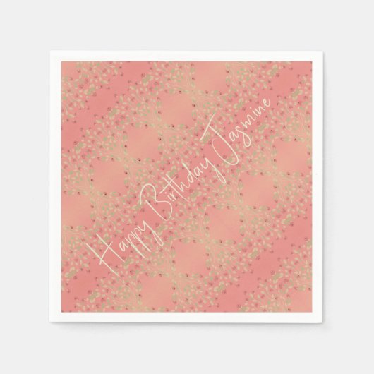 Soort flessenpatroon servet (Voorkant)