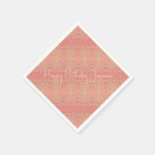 Soort flessenpatroon servet (Hoek)