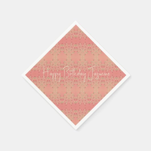 Soort flessenpatroon servet (Hoek)