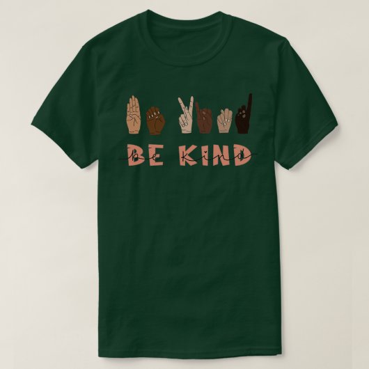 Soort gebarentaal t-shirt (Design voorkant)