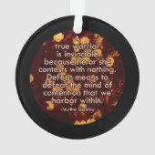 Soort geschil - Aikido Peace Quote Ornament (achterkant)