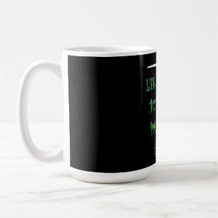 SOORT GOTHIC DICHTERS VERF ZWART LUMINOUSE GROEN KOFFIEMOK