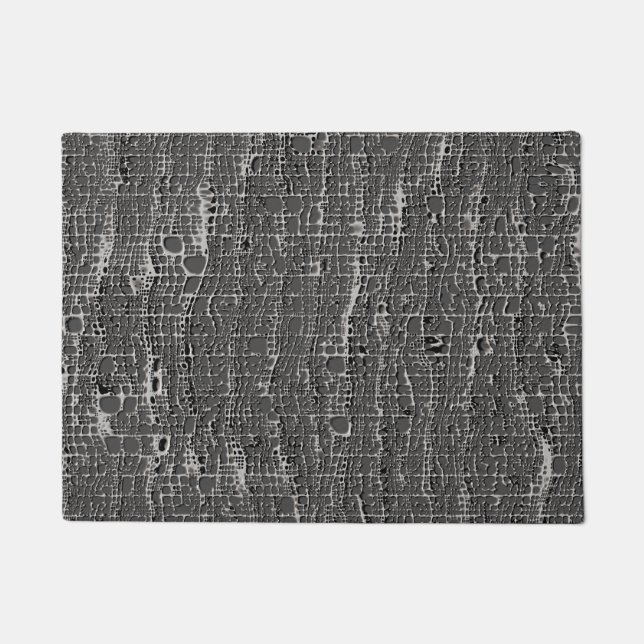 Soort grijs beton deurmat (Voorkant)