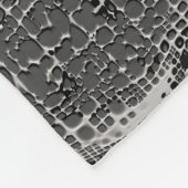 Soort grijs beton fleece deken (Hoek)