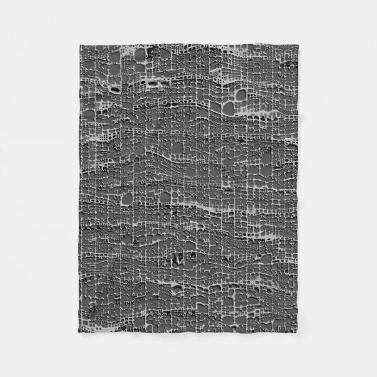 Soort grijs beton fleece deken (Voorkant)
