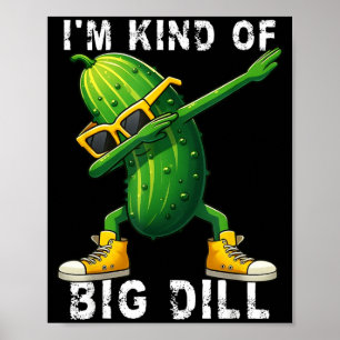 Soort Grote Dill Pickle Dabbing Halloween Komkomme Poster