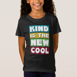 Soort is de New Cool - een Kind Retro Kindness T-shirt