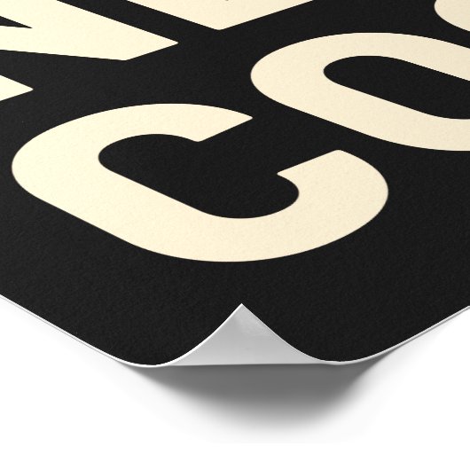 Soort is de New Cool Poster (Hoek)