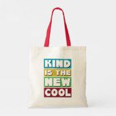 Soort is de Nieuwe Koel - een Retro Kindness Tote Bag (Achterkant)