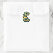 soort leuke anaconda sticker cartoon (Tas)