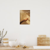 Soort Licht — Verlicht de wereld met warmte Poster (Keuken)