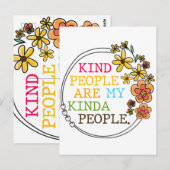 Soort mensen zijn mijn Kinda-mensen Briefkaart (Voorkant / Achterkant)