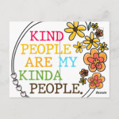 Soort mensen zijn mijn Kinda-mensen Briefkaart (Achterkant)