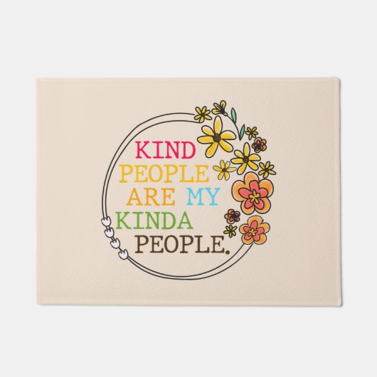 Soort mensen zijn mijn Kinda-mensen Deurmat (Voorkant)