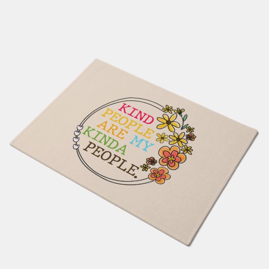 Soort mensen zijn mijn Kinda-mensen Deurmat (Schuin)