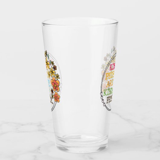 Soort mensen zijn mijn Kinda-mensen Glas (Links)