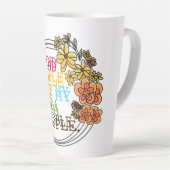 Soort mensen zijn mijn Kinda-mensen Latte Mok (Rechterhoek)