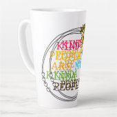 Soort mensen zijn mijn Kinda-mensen Latte Mok (Linkerhoek)