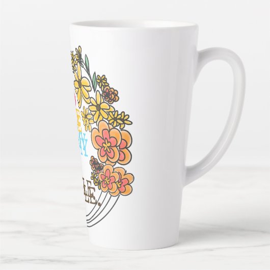 Soort mensen zijn mijn Kinda-mensen Latte Mok (Rechts)