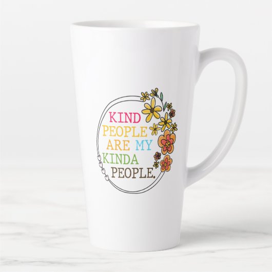 Soort mensen zijn mijn Kinda-mensen Latte Mok (Rechts)