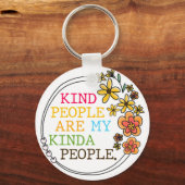 Soort mensen zijn mijn Kinda-mensen Sleutelhanger (Achterkant)