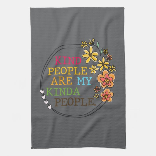 Soort mensen zijn mijn Kinda-mensen Theedoek (Verticaal)
