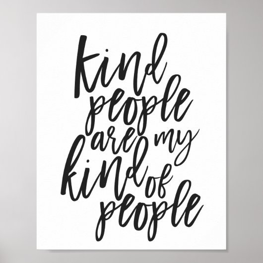 Soort mensen zijn mijn soort mensen poster (Voorkant)