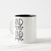 Soort Mensen zijn mijn soort mensen Tweekleurige Koffiemok (Voorkant links)