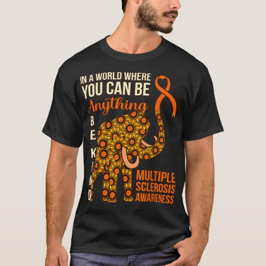Soort Multiple Sclerosis Awareness Ondersteuning G T-shirt (Voorkant)