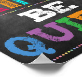 Soort of stil afdrukbaar zijn poster (Hoek)